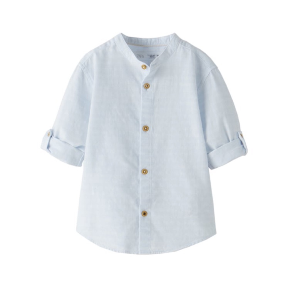 Zara Toddler Boys Woven Shirt Sz 3-4 years